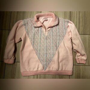 Vintage lady foot locker Patterned Sweater size‎ large